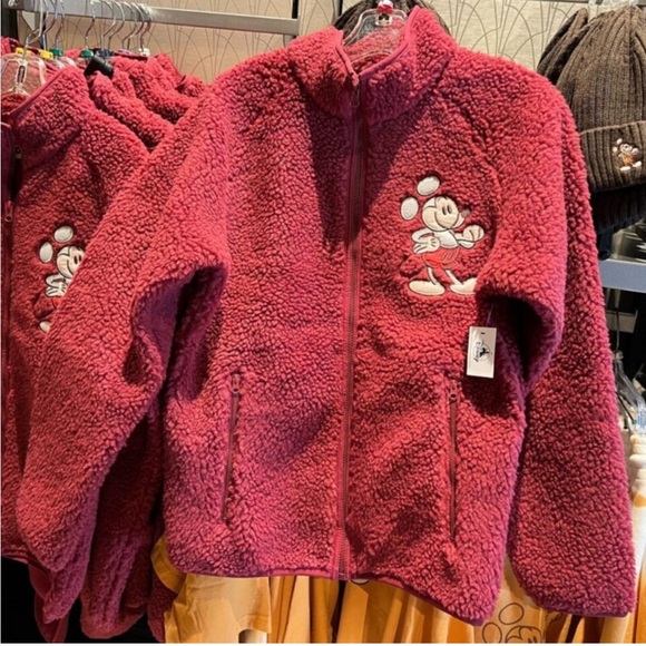 Disney Jackets & Blazers - Disney Mickey Mouse Sherpa fleece jacket - adult